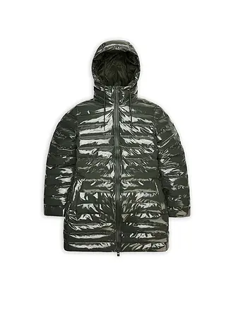 RAINS | Steppjacke LOHJA LONG | olive